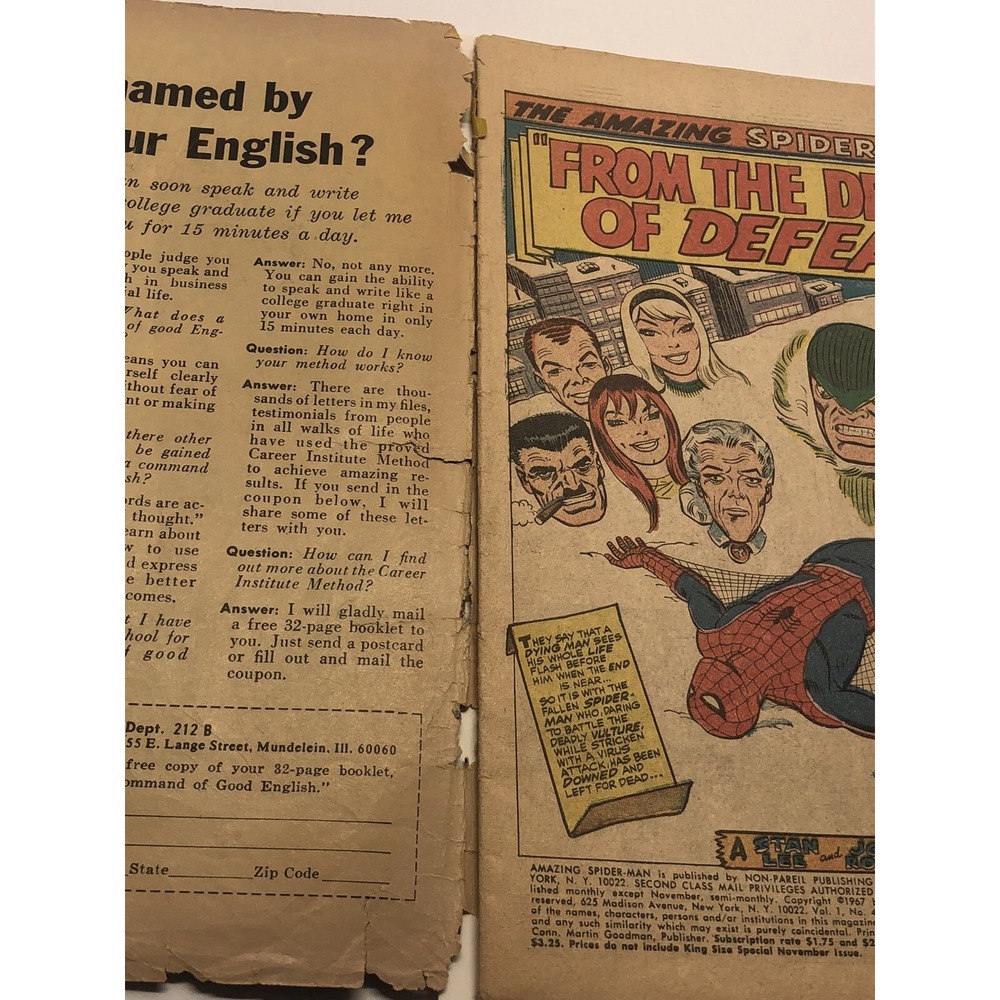 Amazing Spider-Man #49 Marvel 1967 Stan Lee & John Romita Kraven & Vulture - Picture 7 of 12